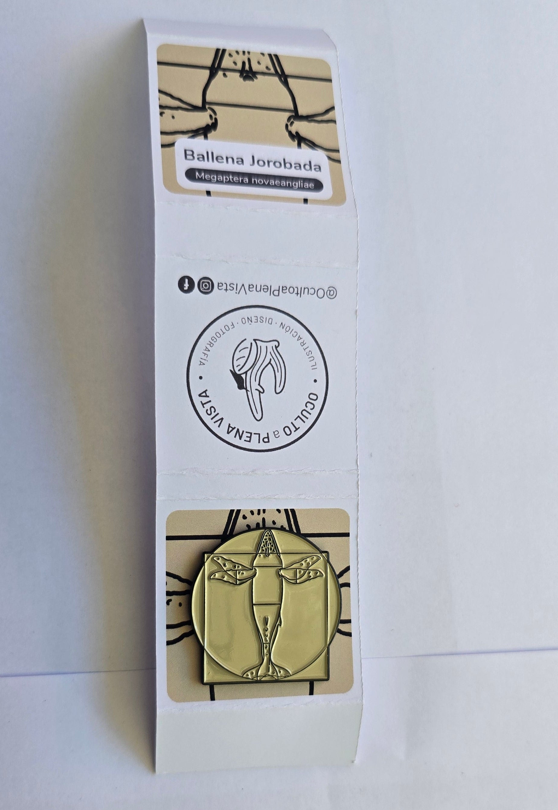Pin ballena jorobada