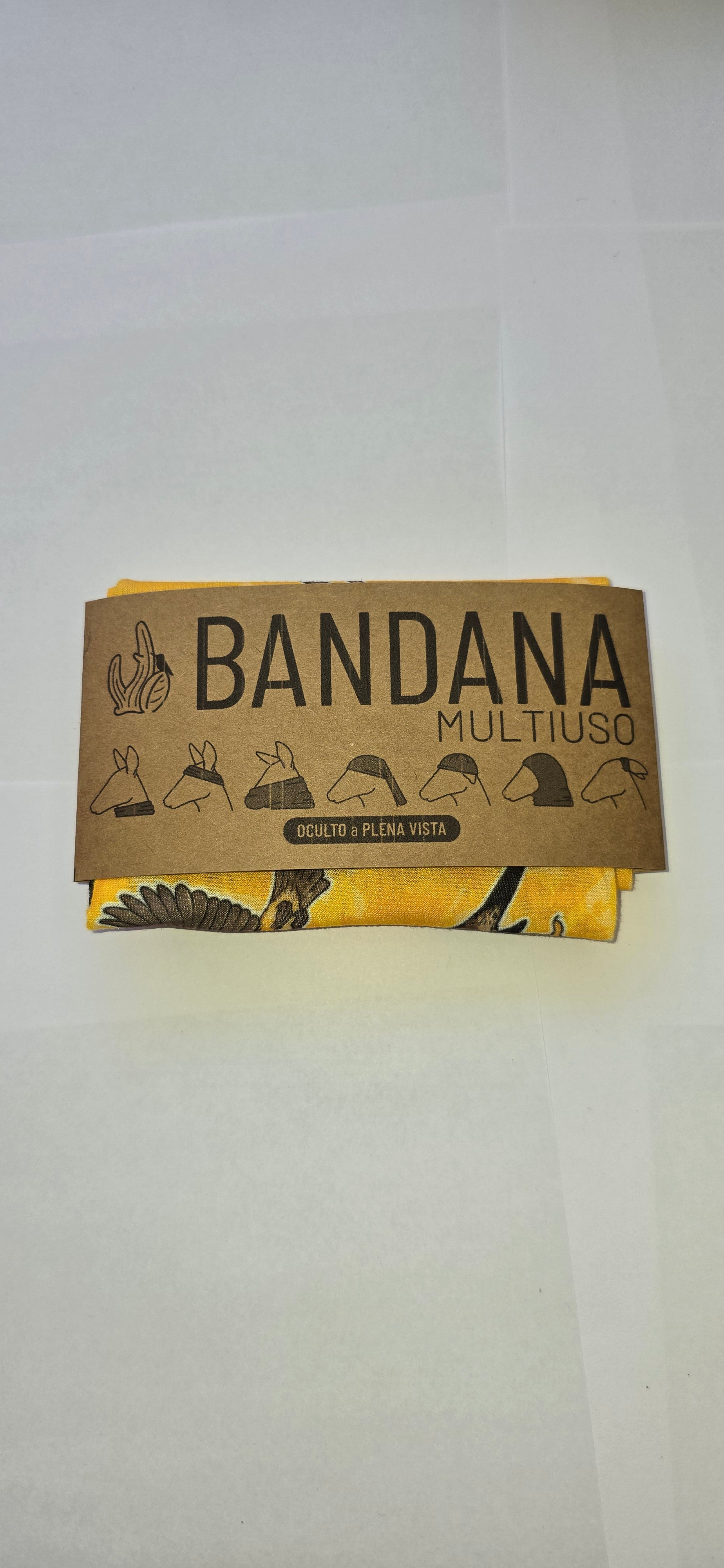 Bandana aves amarillo