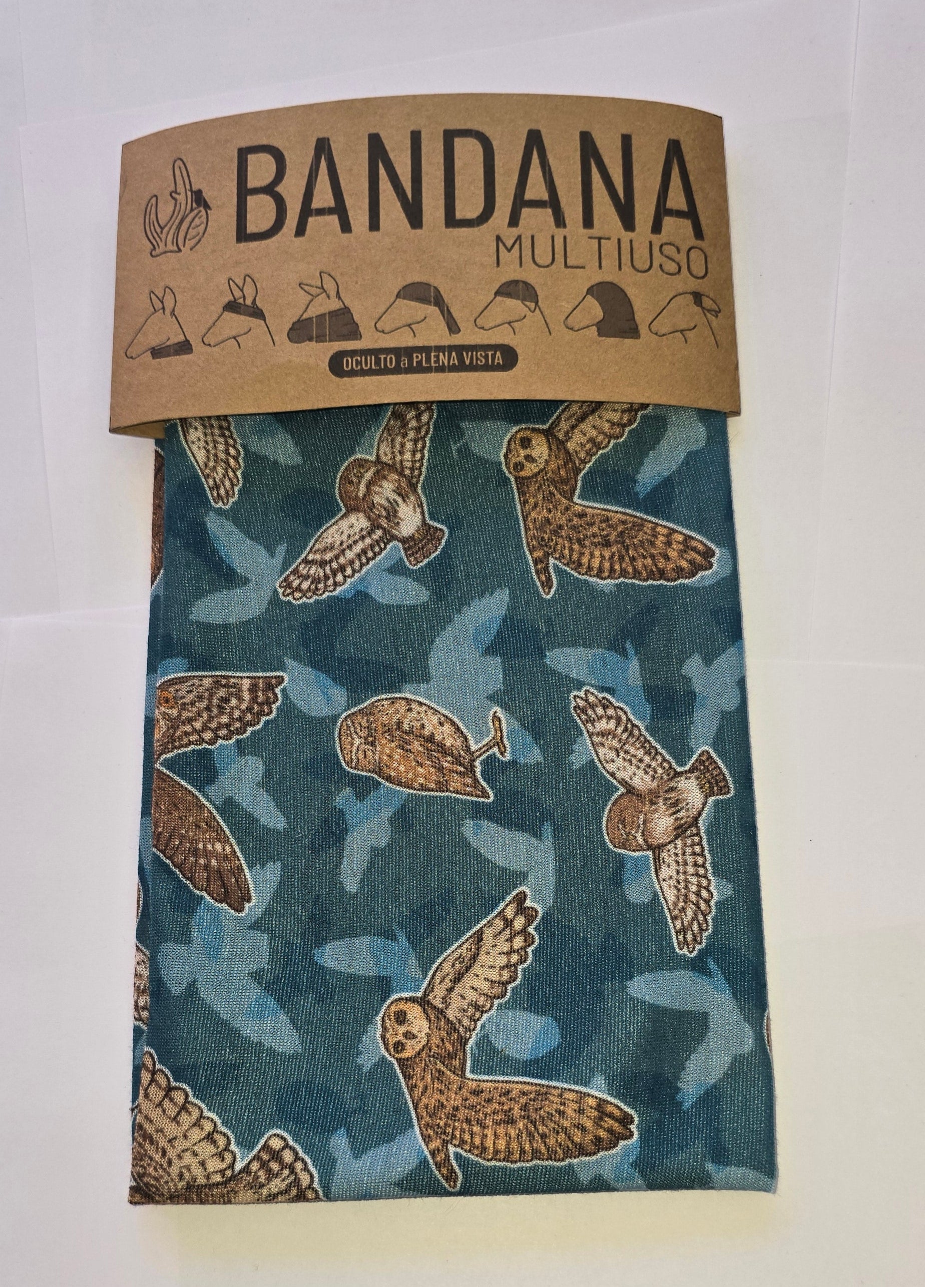 Bandana búhos de Chile