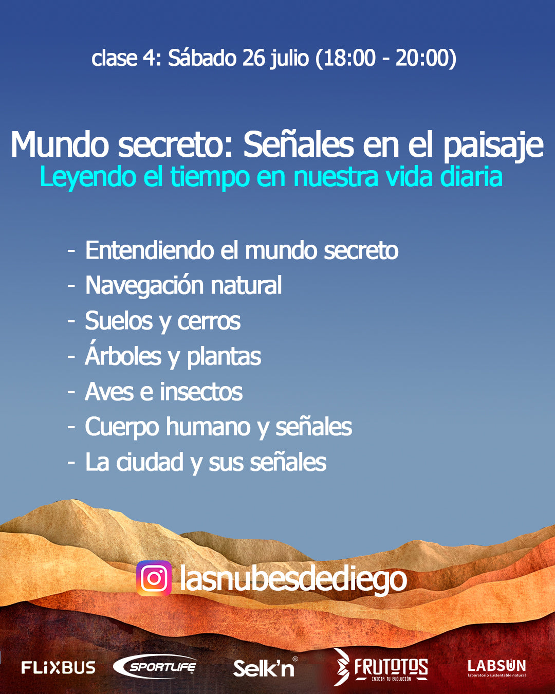 clase 4 curso: Mundo secreto, leyendo nuestro paisaje