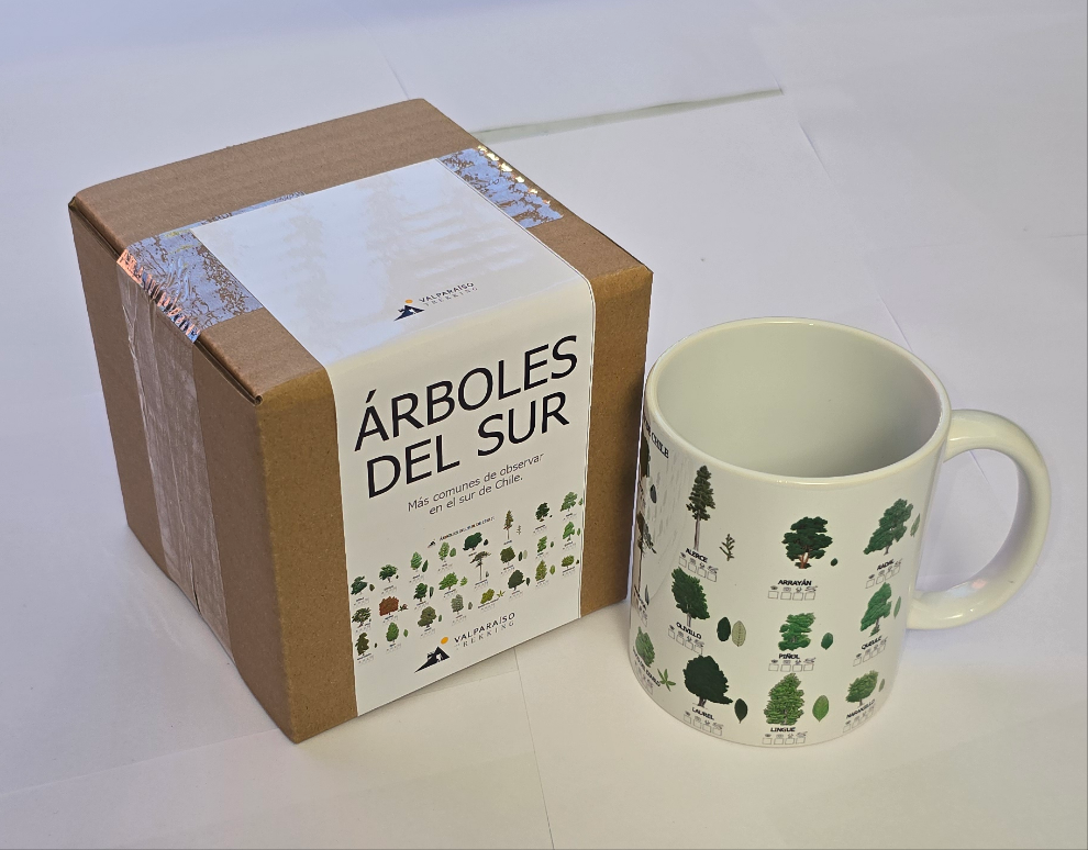 Taza árboles del sur de Chile