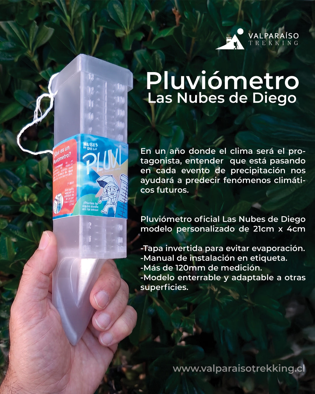 Pluviómetro Las Nubes de Diego