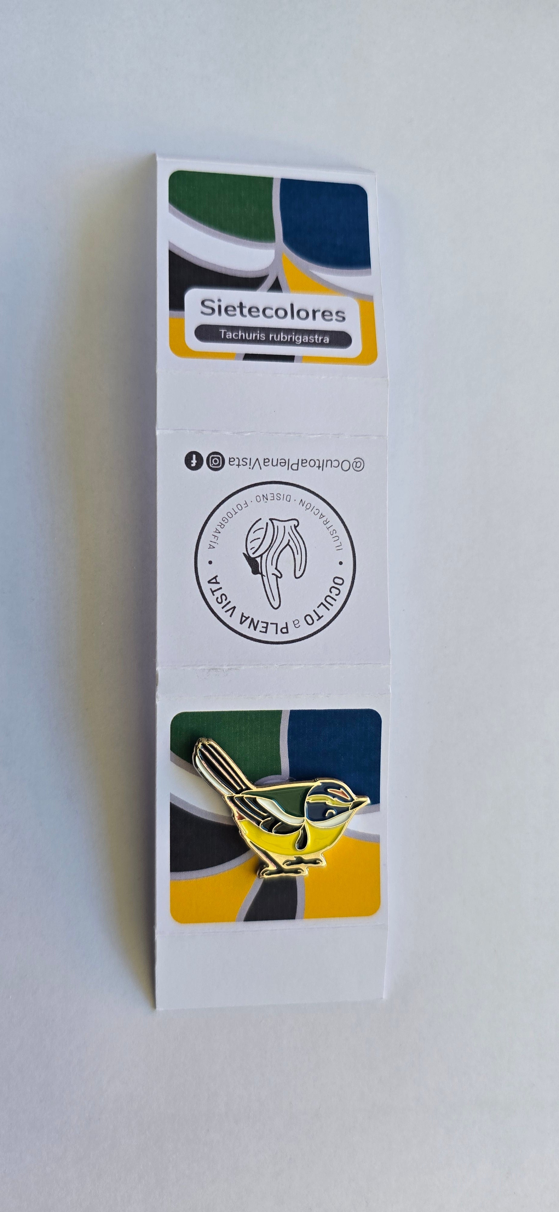 Pin sietecolores